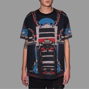 Black and Blue Graphic Tee